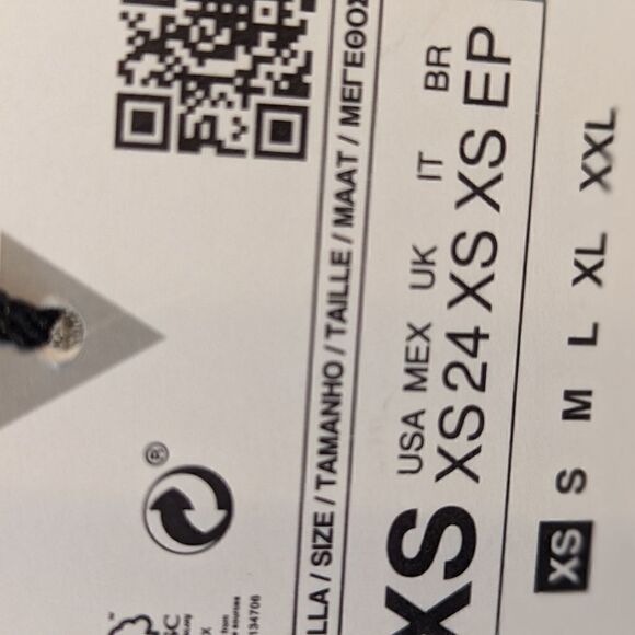 Zara Denim Blue & White Striped Crop Top NWT - Picture 4 of 5